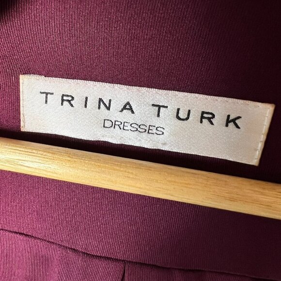 Trina Turk Dress Womens Size Small/Medium Geometric True Wrap Contemporary - Picture 2 of 16